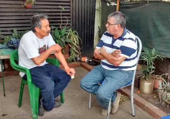 Gatica salió a tocar el timbre