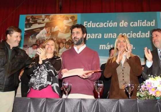 De Lucía bajó a Ameghino con obras