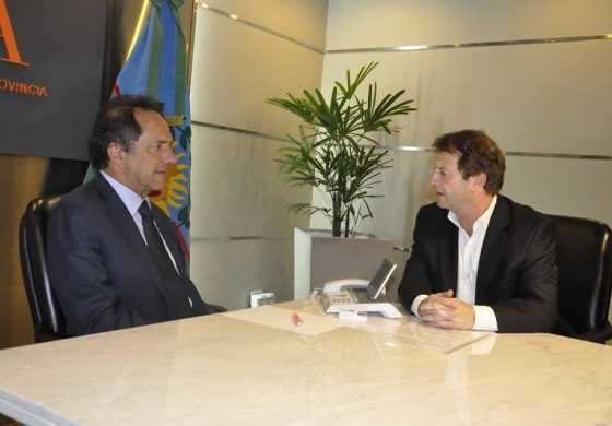 Speranza le llevó planteos a Scioli