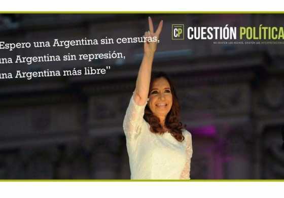 "Espero una Argentina sin censuras, una Argentina sin represión, una Argentina más libre"