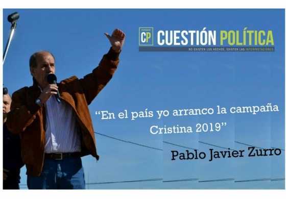 "En el país yo arranco la campaña Cristina 2019"