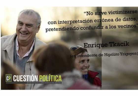 "No sirve victimizarse con interpretaciones erróneas de datos, pretendiendo confundir a los vecinos"