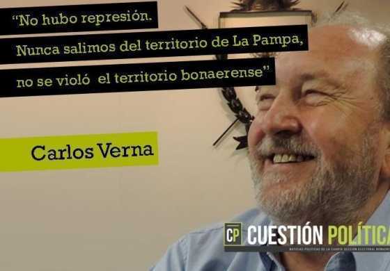 "No hubo represión. Nunca salimos del territorio de La Pampa, no se violó el territorio bonaerense"