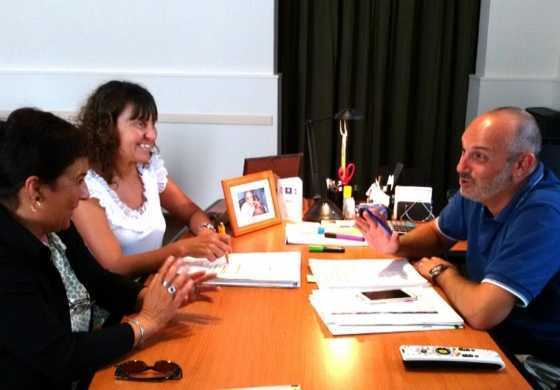  Guerrera se reunió con autoridades del Consejo Escolar y puso a disposición la ayuda del municipio