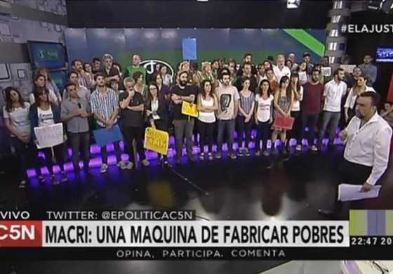 Navarro llenó su estudio de trajadores estatales despedidos