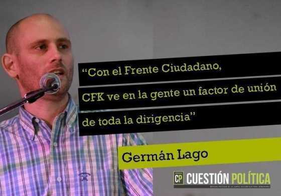 "Con el Frente Ciudadano, CFK ve en la gente un factor de unión de toda la dirigencia"