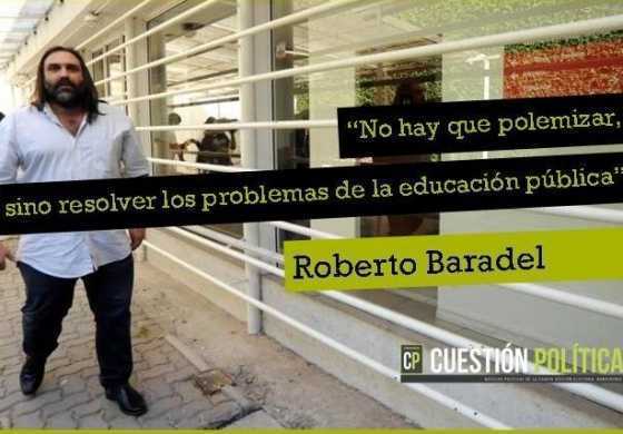"No hay que polemizar, sino resolver los problemas de la educación pública"