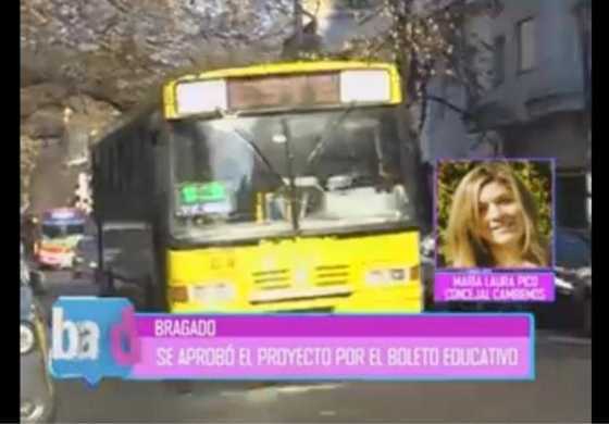  Pico obtuvo el visto bueno de los ediles y se sancionó el Boleto Estudiantil local
