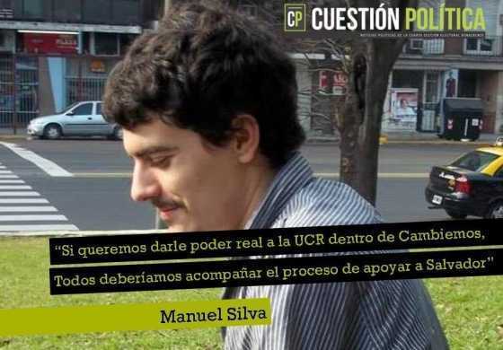 "Si queremos darle poder real a la UCR dentro de Cambiemos, todos deberíamos acompañar el proceso de apoyar a Salvador"