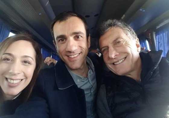  Macri y Vidal estuvieron con Petrecca en el inicio de las obras por la Autovía 7