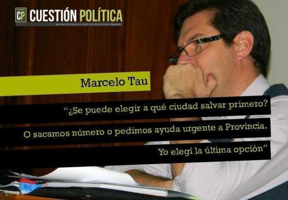 "¿Se puede elegir a qué pueblo salvar primero? O sacamos número o pedimos ayuda urgente a la Provincia. Yo elegí la última opción"
