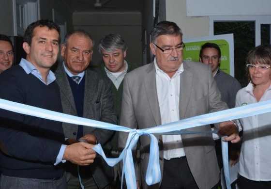  Gatica y Girbaudo cruzaron elogios en la inauguración de una oficina del IPS