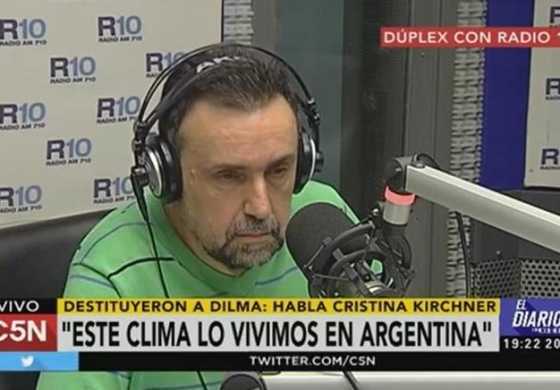 Navarro entrevistó a CFK para Radio 10