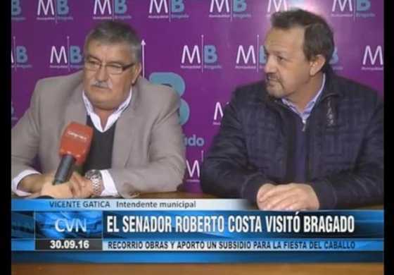  Gatica recibió a Costa y cruzaron elogios