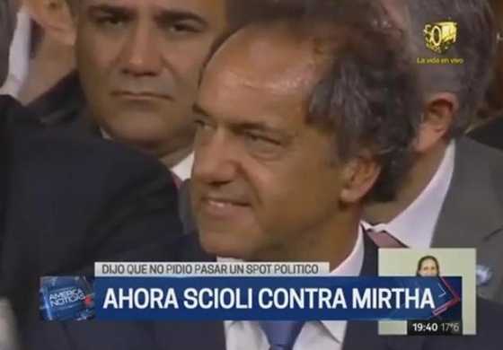 Scioli, Mirtha, el documental y la emboscada mediática, una polémica que no para