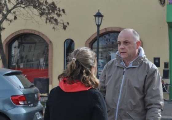 CARLOS TEJEDOR I El Intendente Raúl Sala: "La laguna está a punto de desbordar"