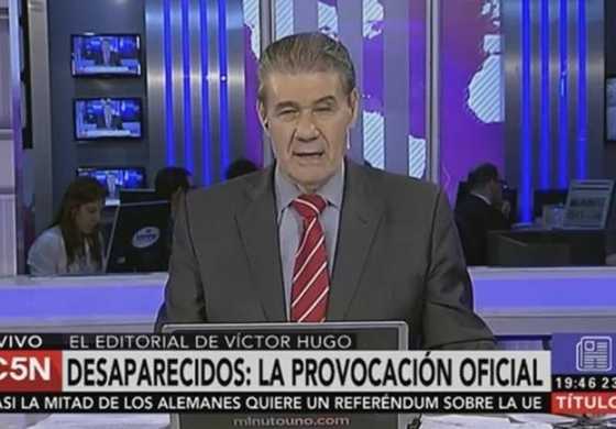Victor Hugo criticó a Mauricio Macri por su liviandad a la hora de hablar de los desparecidos que dejó la última dictadura militar