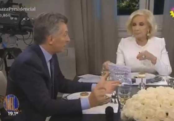 En la mesa de Mirtha Legrand, Macri aseguró que la jubilación mínima era de "nueve mil y pico", pero es de $6.390