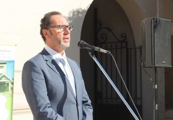  En la inauguración de las refacciones a la comisaría local, Torchio elogió a Vidal y Ritondo