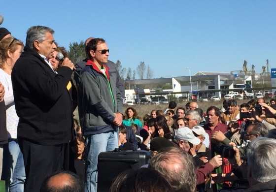  Campana y todas las fuerzas políticas villeguenses movilizaron al distrito e Hidráulica habilitó dos nuevos cortes