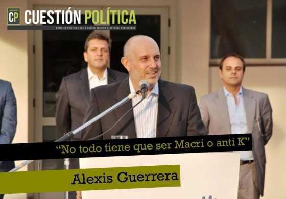 "No todo tiene que ser Macri o anti K"