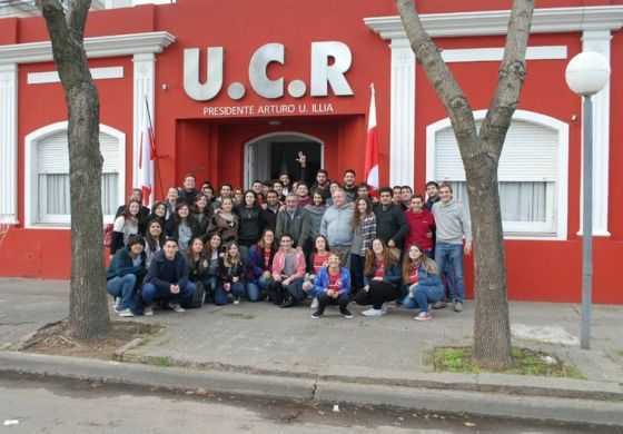 La Juventud Radical de la Cuarta sección electoral se moviliza hasta Saladillo 