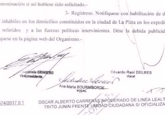 El Frente de Unidad Ciudadana tendrá internas en las PASO