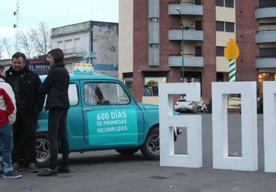  Unidad Ciudadana y un fitito para recordarle a Petrecca que no cumple con lo prometido en campaña