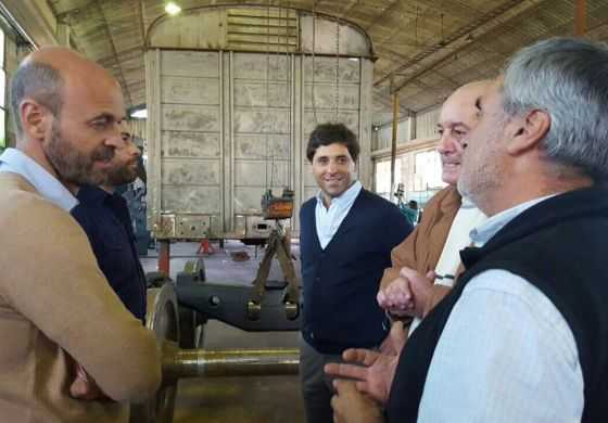  De Luca  fue anfitrión en la visita de Dietrich a los pagos de Randazzo
