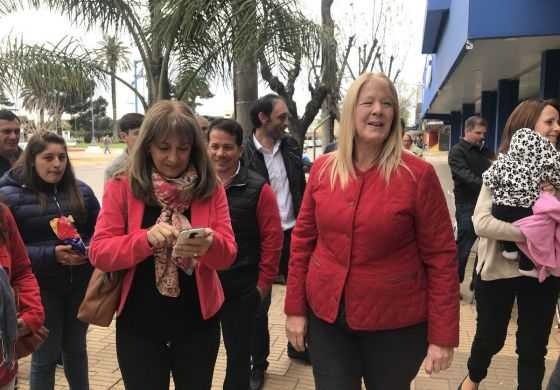 Stolbizer comenzó su recorrida por la Cuarta sección electoral para apuntalar a sus candidatos