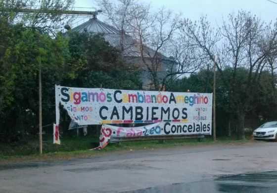  Lahitte llamó a la tolerancia luego de encontrar pasacalles de Cambiemos destruidos