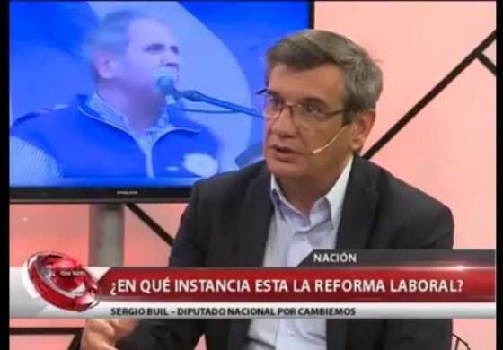 Buil defendió a nueva ley de Reforma Laboral que busca aprobar Cambiemos