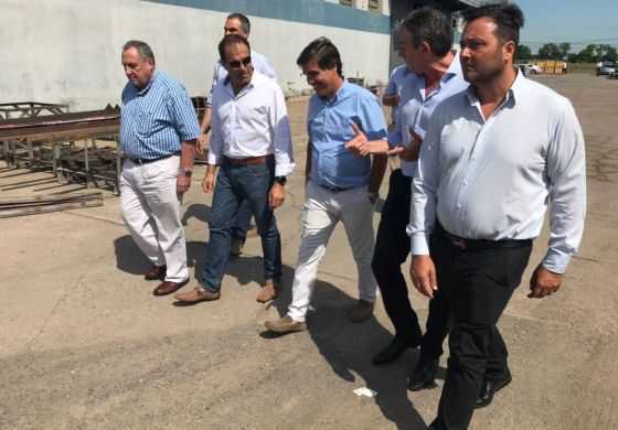  Aiola recibió a Tizado y recorrió empresas locales