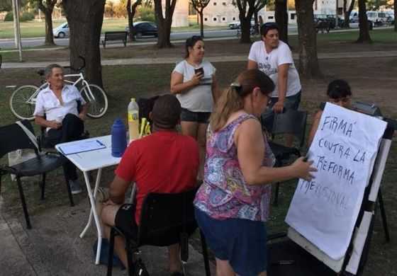  Se intensifica la campaña contra la reforma previsional