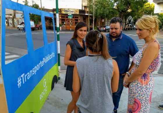 Giaccone visibilizó los 800 días sin transporte público desde la asunción de Petrecca