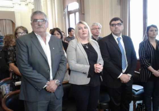  Gatica recibió a la gobernadora Bertone