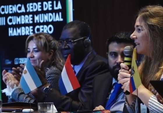 Zuccari participó de la III Cumbre Mundial de Seguridad Alimentaria en Ecuador