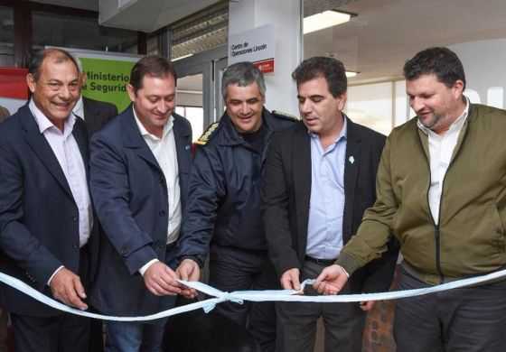  Junto a Ritondo y Perroni, Serenal inauguró el Centro de Operaciones