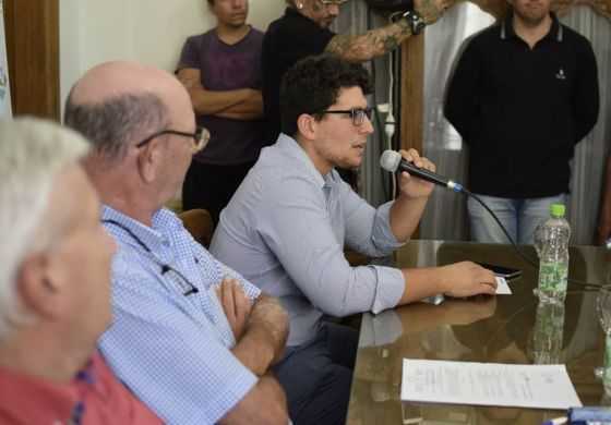  Mittelbach valoró la visita de Abad: "Los que estamos todos los días en el territorio nos sentimos respaldados"