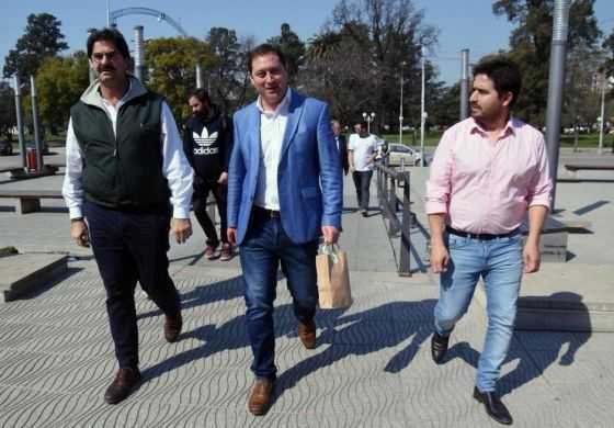  Sarquís pasó por el municipio, se reunió con Serenal y puso el acento en la agenda agroindustrial local y provincial