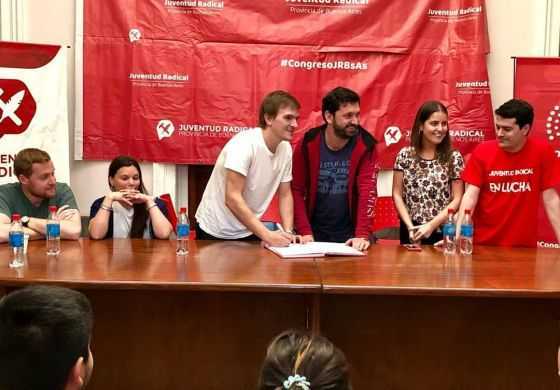  Borrazás pegó el salto a la presidencia de la Juventud Radical
