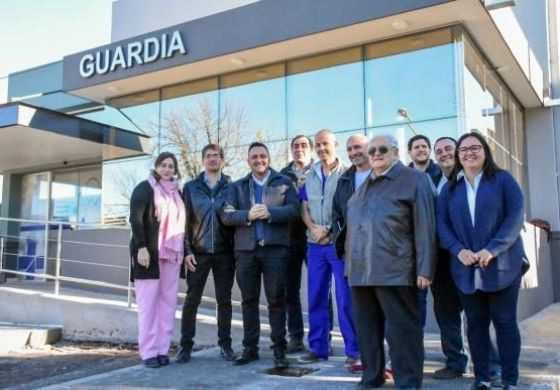  Aiola invitó a Máximo Kirchner a la inauguración de la guardia del Hospital 