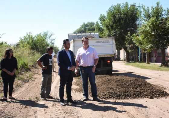  Aiola pone en agenda la reparación de calles y caminos
