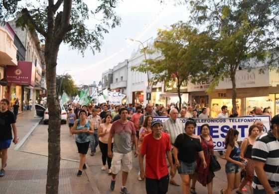  Marcha contra la bronca gritó "basta"