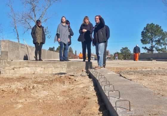 Ricchini empezó la campaña con una recorrida en suelo radical