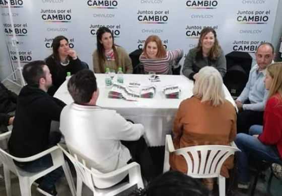 Zuccari caminó la Cuarta para apoyar a los candidatos de Juntos por el Cambio