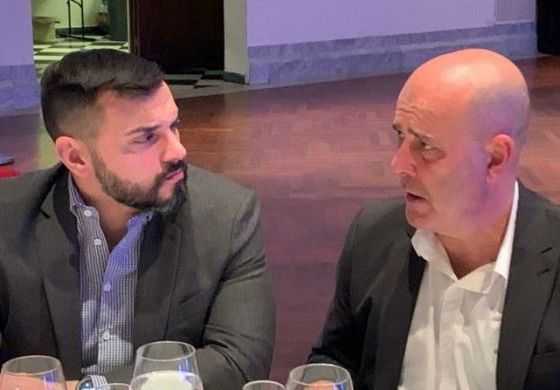 Traverso junto a Álvarez Agis