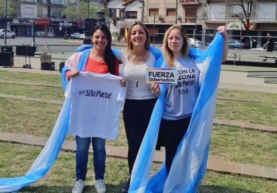 Después del segundo "Sí, se puede", Ricchini sentenció: "somos muchos los que no queremos volver atrás"
