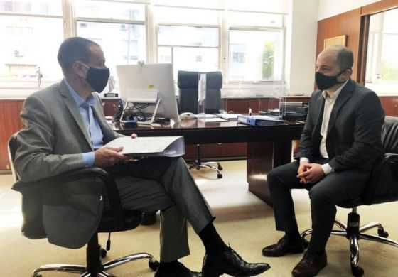 Avelino Zurro se reunió con el director de Vialidad Nacional por obras para Municipios 