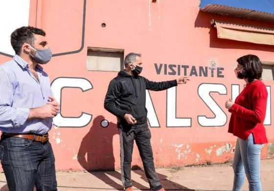  Alonso acercó subsidios para obras de infraestructura en los clubes 